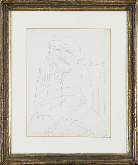 Max Beckmann - Peter mit Kopfverband - Frame image