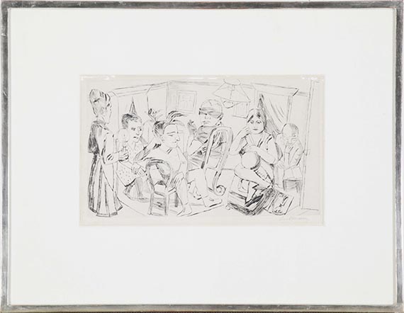 Max Beckmann - Vor dem Maskenball - Frame image