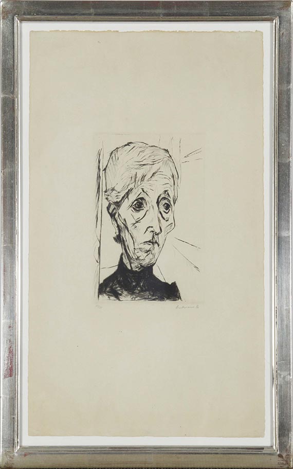 Max Beckmann - Alte Frau - Frame image