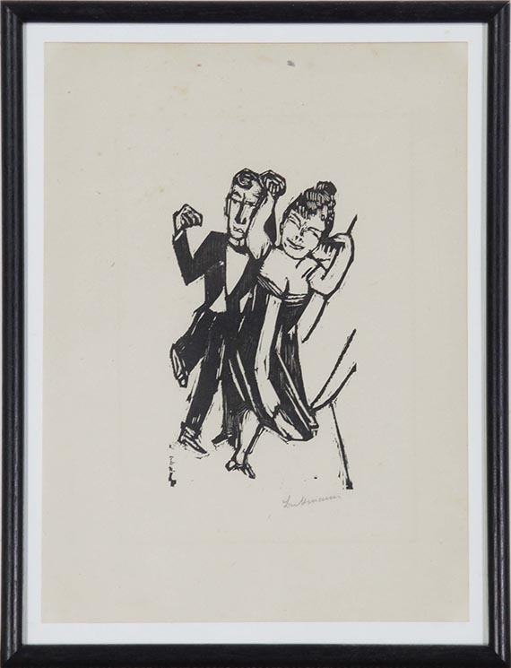 Max Beckmann - Kleines Tanzendes Paar - Frame image