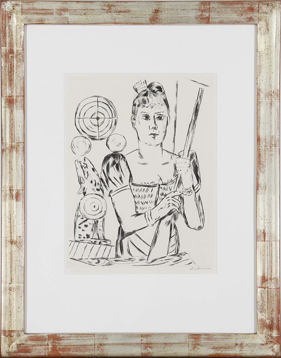 Max Beckmann - Schießbude - Frame image