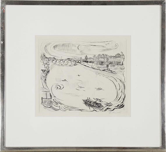 Max Beckmann - Mainlandschaft - Frame image