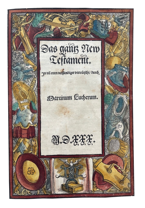 Biblia germanica - Biblia germanica. Straßburg 1529-1530