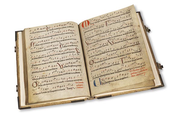  Manuskripte - Fragment einer Graduale des späten 14. Jahrhunderts
