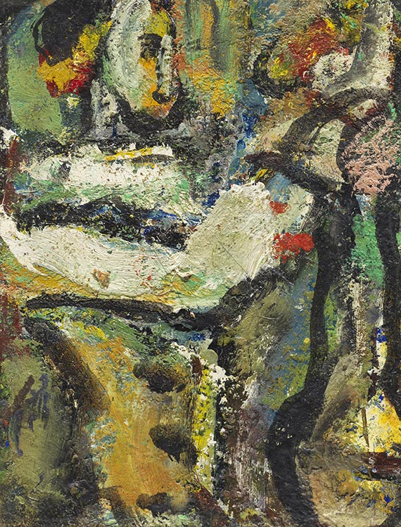 Rouault - Pierrot au Bouquet