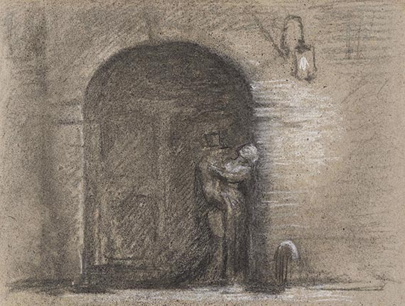 Adolf von Hildebrand - Szenerien und Figurenstudien (5 Blatt) - 