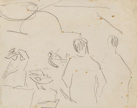 Ernst Ludwig Kirchner - Blick aus der Loge in den Tanzsaal (Eldorado)