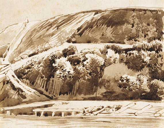 Franz Kobell - Landschaftsstudien (4 Bll.) - 