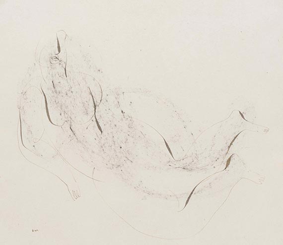 Jean Fautrier - Liegende Frauenakte (4 Blatt) - 