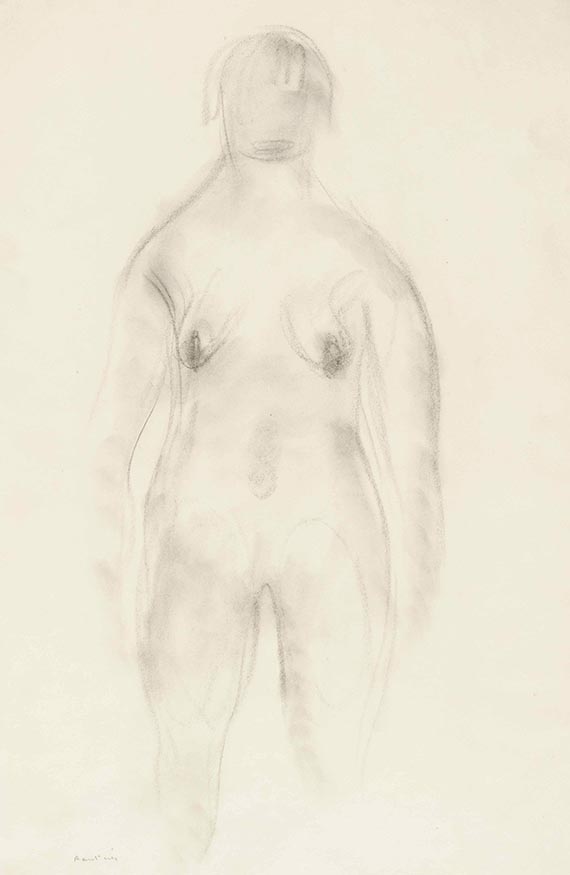 Jean Fautrier - Stehende Frauenakte (5 Bll.) - 