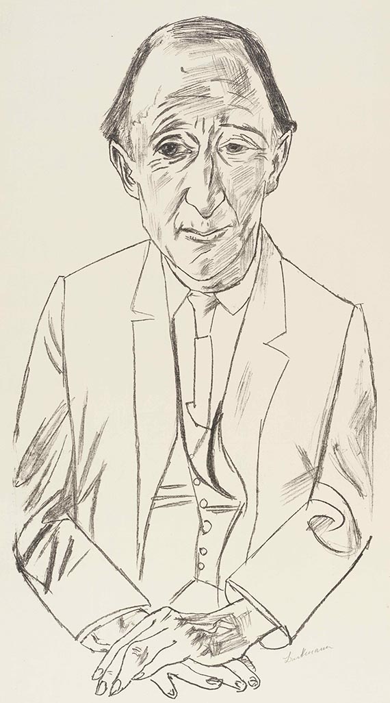 Max Beckmann - Männerbildnisse (4 Bll.) - 