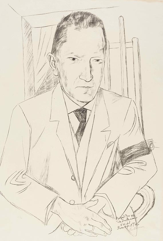 Max Beckmann - Männerbildnisse (4 Bll.) - 