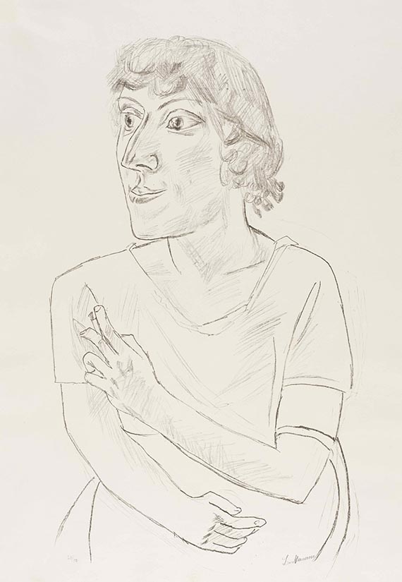 Max Beckmann - Frauenbildnisse (3 Bll.) - 