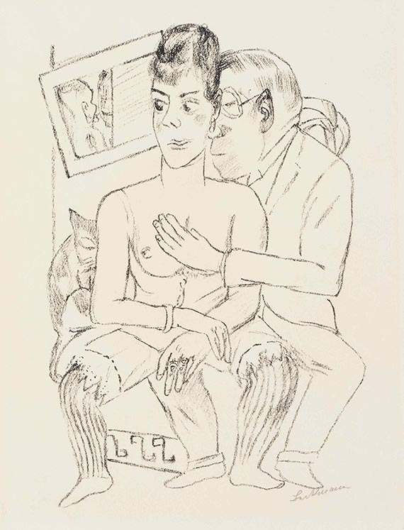 Max Beckmann - Paare (3 Bll.) - 