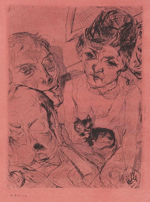 Max Beckmann - Diverse Drucke (3 Bll.)