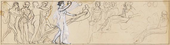 Max Klinger - Mythologische Szenen (4 Bll.) - 