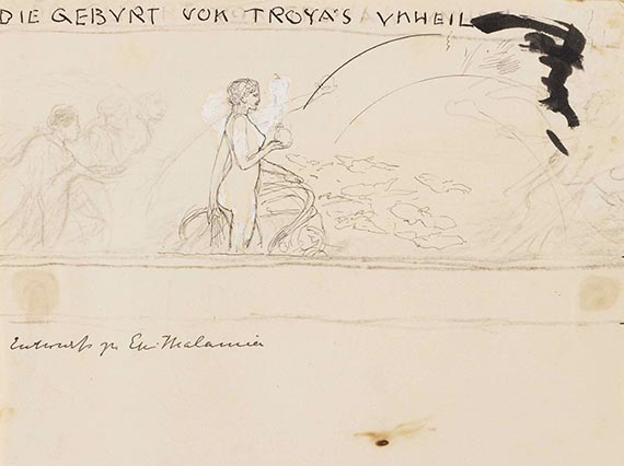 Max Klinger - Mythologische Szenen (4 Bll.)