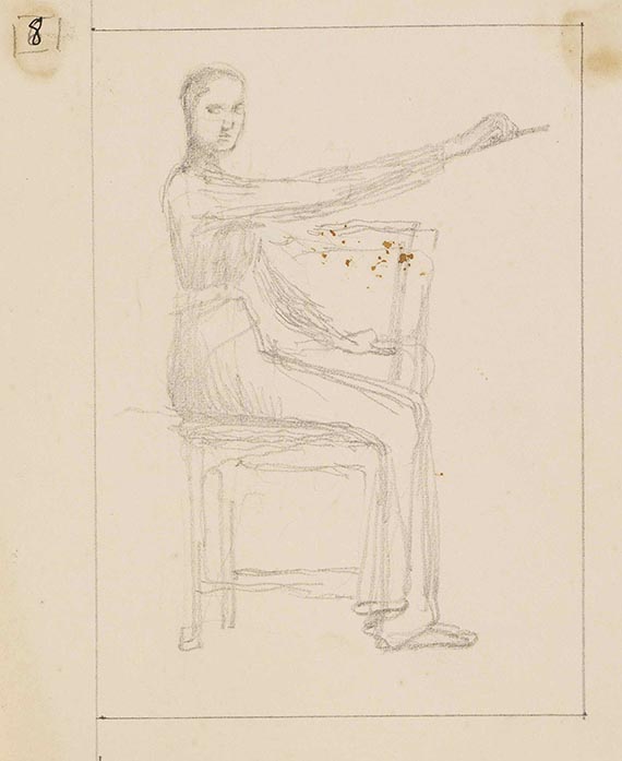 Max Klinger - Skizzen (6 Bll.) - 