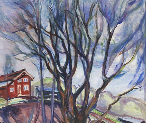 Edvard Munch - Das rote Haus (Det røde hus) - 