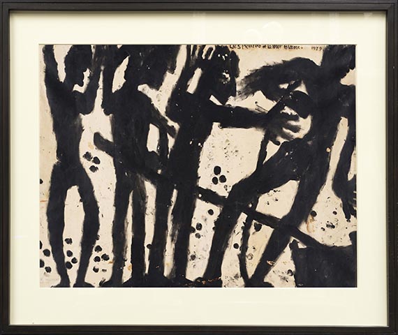 Louis Soutter - Les peintres et le mur blanc / Le péché - Les sens éveillés (2-seitig) - Frame image
