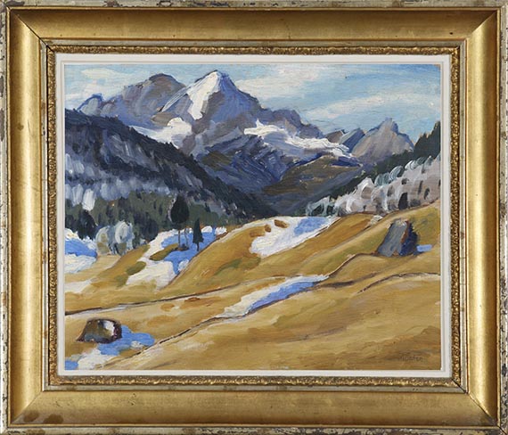 Gabriele Münter - Elmau - Frame image