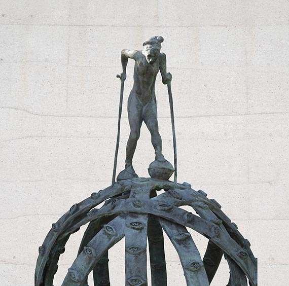 Jörg Immendorff - Fortuna (Frau auf Kugel) - 