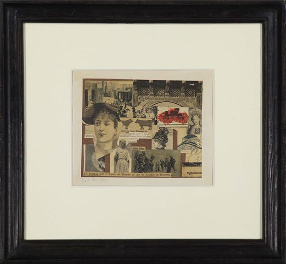 Kurt Schwitters - Ohne Titel (Die Handlung spielt in Theben) - Frame image