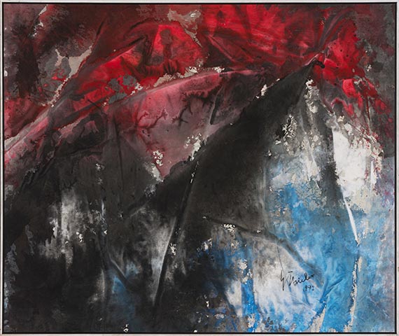 Fred Thieler - Aufbrechendes Schwarz - Frame image