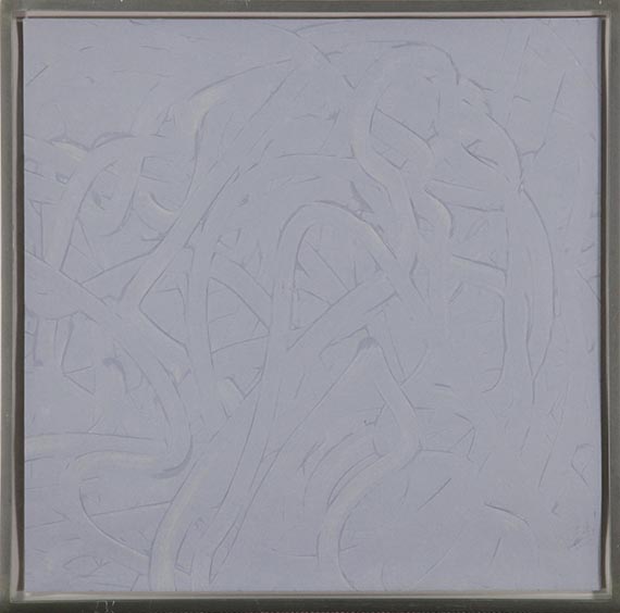 Gerhard Richter - Vermalung (grau) - Frame image