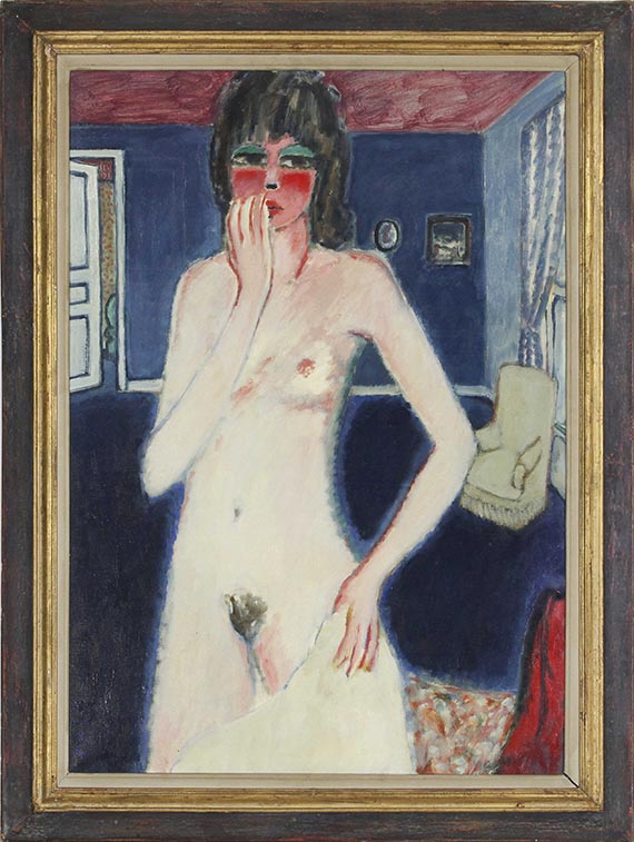 Jean Pierre Cassigneul - Femme nue dans la Chambre bleue - Frame image