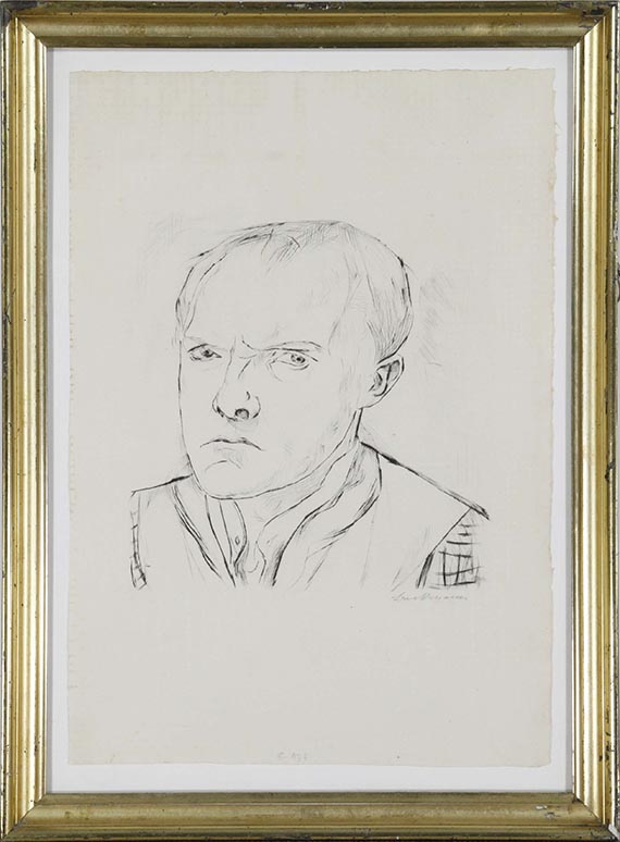 Max Beckmann - Selbstbildnis - Frame image