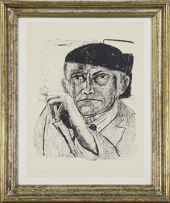 Max Beckmann - Selbstbildnis - Frame image