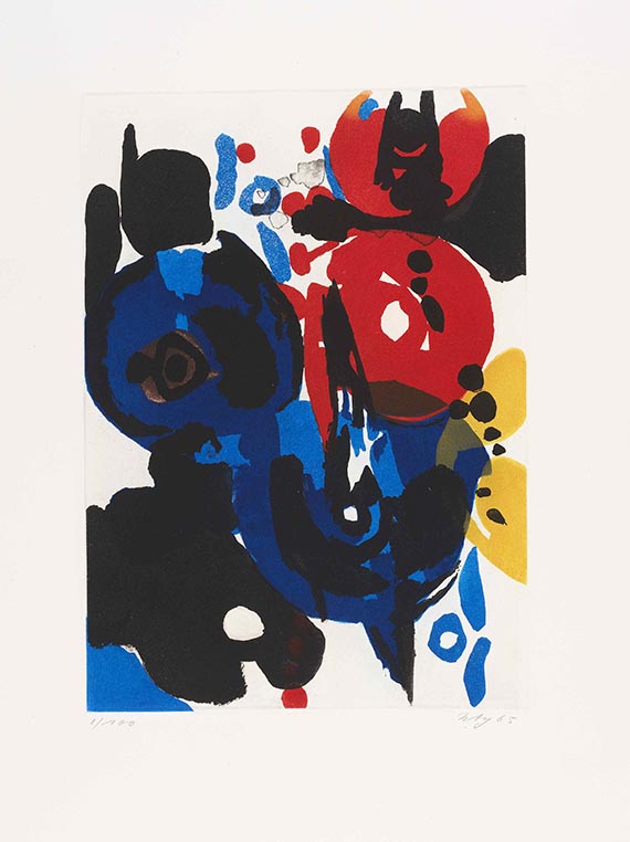 Ernst Wilhelm Nay - Sechs Aquatinten. Über den Menschen - 