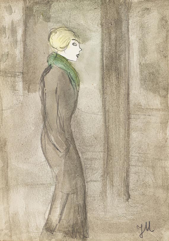 Jeanne Mammen - Ohne Titel (Dirne)