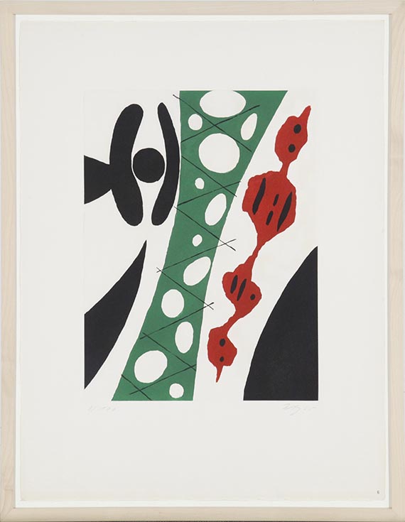Ernst Wilhelm Nay - Sechs Aquatinten. Über den Menschen - Frame image
