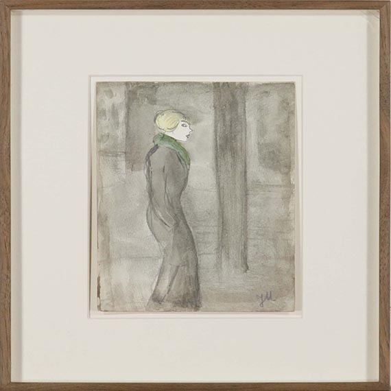 Jeanne Mammen - Ohne Titel (Dirne) - Frame image
