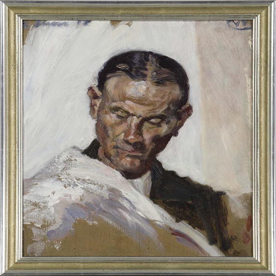 Albert Weisgerber - Porträtstudie eines Herren - Frame image