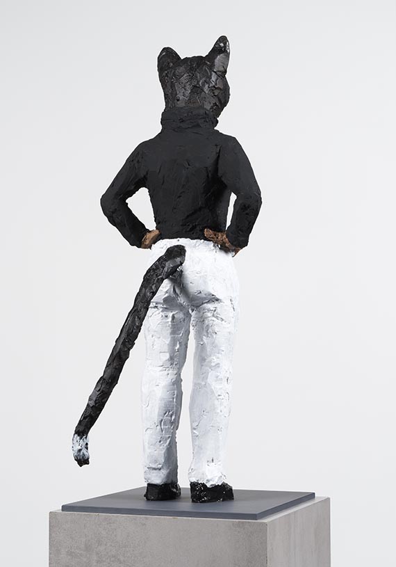 Stephan Balkenhol - Katzenfrau - Back side