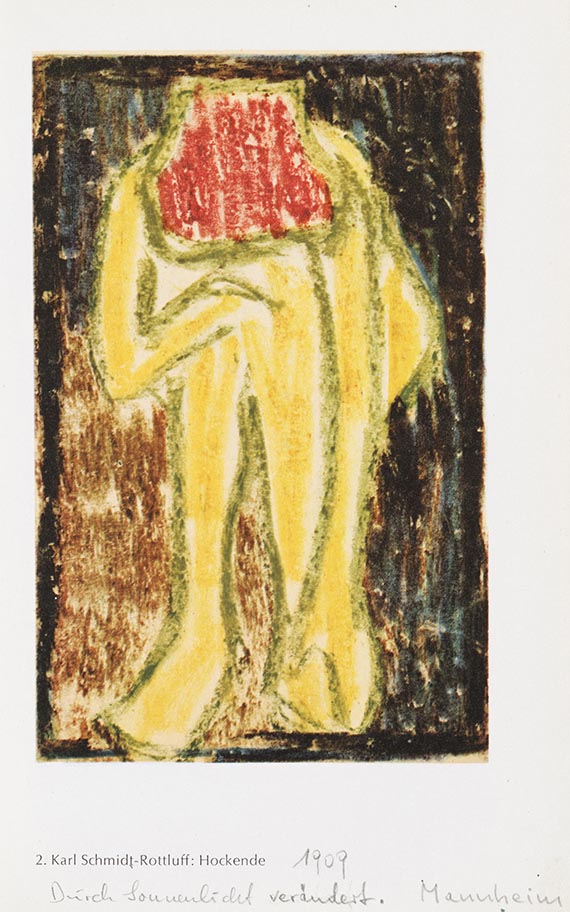 Karl Schmidt-Rottluff - "Maler der Brücke. Farbige Kartengrüße an Rosa Schapire" - 