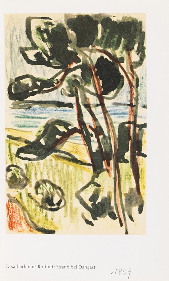 Karl Schmidt-Rottluff - "Maler der Brücke. Farbige Kartengrüße an Rosa Schapire" - 