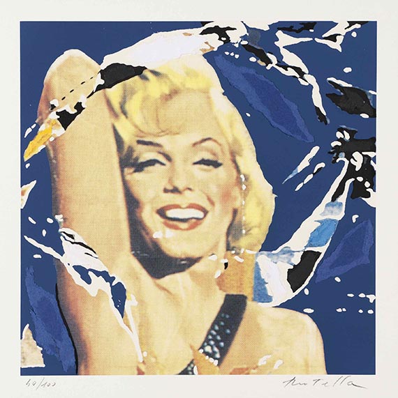 Mimmo Rotella - Marylin, I Volti (9 Bll.) - 