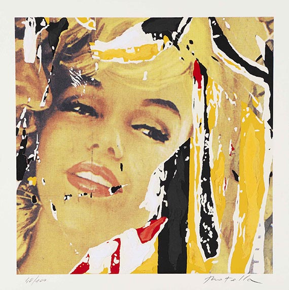 Mimmo Rotella - Marylin, I Volti (9 Bll.) - 