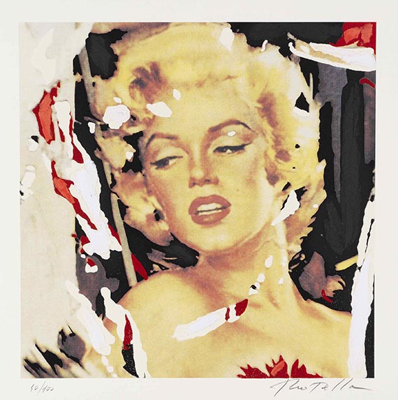 Mimmo Rotella - Marylin, I Volti (9 Bll.) - 