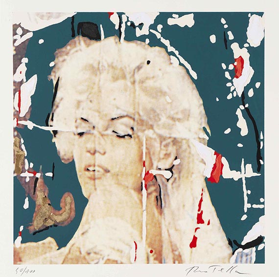 Mimmo Rotella - Marylin, I Volti (9 Bll.) - 
