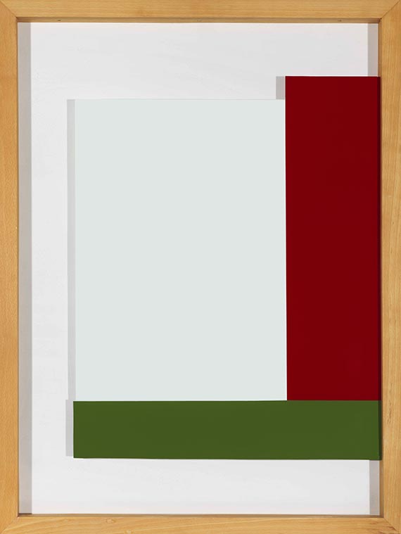 Julio Rondo - Ohne Titel (Rot, Weiss, Schwarz, Grün) 2 Teile - 