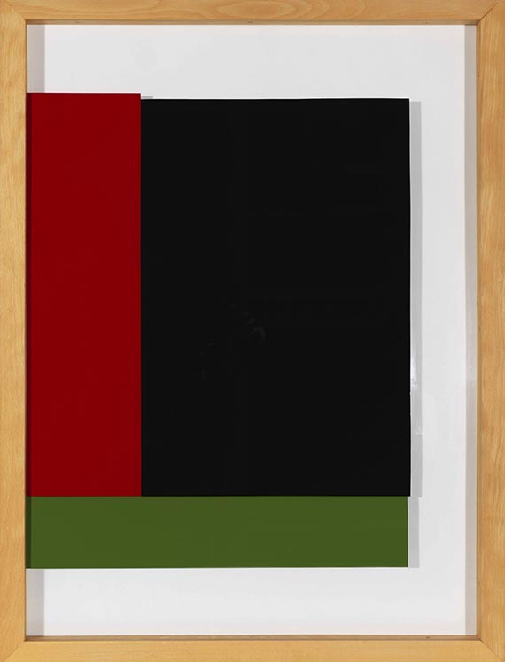 Julio Rondo - Ohne Titel (Rot, Weiss, Schwarz, Grün) 2 Teile - 