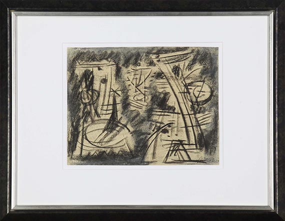 Willi Baumeister - Ritzfiguren im Dialog - Frame image