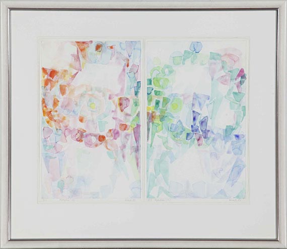 Heinz Kreutz - 23-7 31-7 (Diptychon) - Frame image