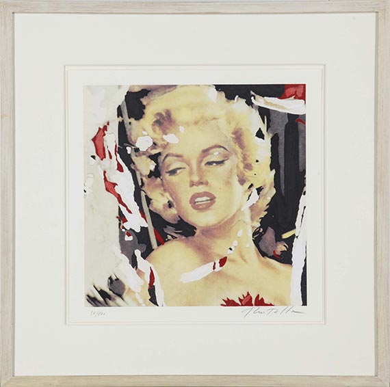 Mimmo Rotella - Marylin, I Volti (9 Bll.) - Frame image