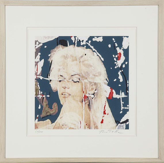 Mimmo Rotella - Marylin, I Volti (9 Bll.) - Frame image